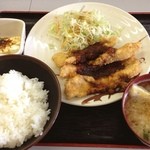 Genzaemon - 日替わり定食(650円)のチキンカツ♪