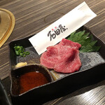 Sumiyakiniku Ishidaya. Toa Road - ローストビーフ。ステーキishidaの方のローストビーフしか食べたことなかったけど、こちらのもとても美味しかったです。