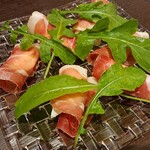 Osteria Legare - 生ハム　　ホントはもっと長い料理名