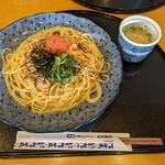 Goemon Iruma Ten - 明太子と海老としめじの青じそ風味