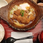 Ootoya Ekuia Kawagoe Ten - チキン味噌かつ煮定食