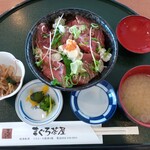 まぐろ茶屋 - 数量限定、茶屋特製づけ丼1200円(2023.1.6)