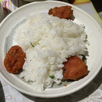 namasteguru Gifu Yanagase Ten - 味付けライスと唐揚げ