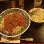 とんかつかつ元 - カツスパゲッティ（サラダが付きます）