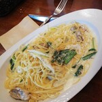 Trattoria Nora Cucina Nagaoka Ten - 佐渡産牡蠣と自家製塩レモンのクリームソース