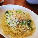 Trattoria Nora Cucina Nagaoka Ten - 釜揚げシラスと新潟旬野菜のペペロンチーノ