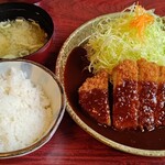 Katsu Ki Nida Ten - 味噌カツ定食1280円