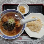 Za Shanghai - A定食（角煮餡かけラーメン）1,200円