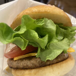 Freshness Burger Edogawabashi Ten - グリーンリーフの存在感