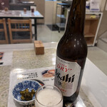 Teuchi Soba Yoshida Ya - 瓶ビール、つき出し