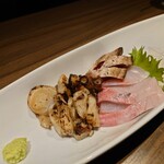 Tempura to Sengyo Private rooms Izakaya Tengushi Kariya Ekimae Ten - お造り盛り合わせ(3種)(1,480円)