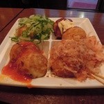 たこ焼道楽 わなか 千日前 本店 - たこ焼き4種セット