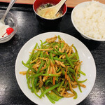 龍華 - 青椒肉絲定食