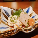 Sake Kobo Kasho - タラの白子とあん肝ポン酢