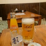 やき鳥炭屋 - ソフトドリンク　オレンジ　276円/生ビール　キリン　661円/通し　100円