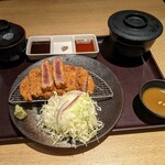 Gyukatsu Kyoto Katsugyu Kobe Sankyo Sentapuraza Ten - 牛サーロインカツ膳　大　1,790円（税抜き）