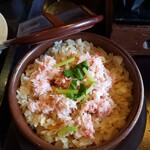 かごの屋 - カニ蒸籠ごはん