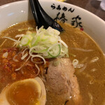 らぁめん椿家 - 料理写真:辛口味噌ラーメンの辛さ控えめ