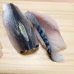 Numazu Uogashi Zushi Nagare Zushi Fuji Eda Ten - 〆さば＆こはだ・２７０円