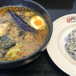 Sapporo Soup Curry Senmon Ten Esper Ito Shiroishi Chuo Ten - 2月限定エスパー牡蠣三昧カリー＋岩のりトッピング＋五穀米