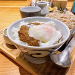 Soba Mae Suigen - 鴨のキーマカレーと十割蕎麦のセット