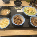 松屋 - ロカボの朝定なので　ご飯がありませーん