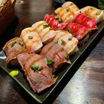 Zenseki Private rooms Izakaya Niku Zushi All you can eat Niku Yaro Shinjuku Hon Ten - 