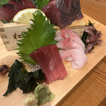 Seafood Sushi Izakaya Shichifuku Hon Ten - 刺身3点盛り