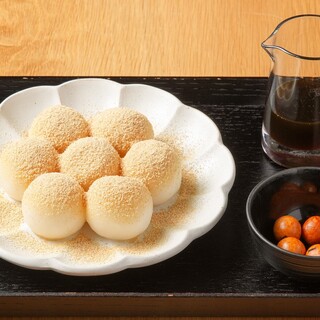 “Handmade Shiratama Kuromitsu Soybean Flour” is a hot topic on Instagram