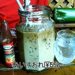 Coffee Ya OB Hokima Ten - 巨大なあいすおれ←メニューは全部ひらがな。