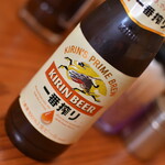 そば処 初台丸屋 - 瓶ビール（６５０円）２０２３年３月