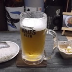 初いち - 5月下旬再訪　先ずはビール