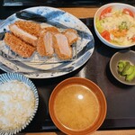 Shabu Shabu On Yasai Akita Nida Ten - ヒレ＆ロース定食