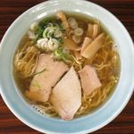 塩ラーメンのアップ