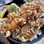 福るる - ミニ天丼アップ