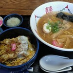 かつ亭 - ミニカツ丼と味噌ラーメンのセット【Mar.2023】