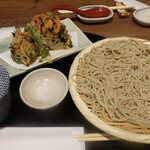 Soba Tempura Sho - 野菜かきあげ蕎麦