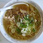 塩ラーメンのアップ