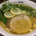 Tori Soba Kaworu Kokura Ten - 鶏そば 塩レモン