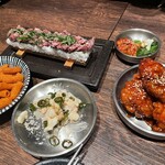 Niku × Nabe × Korean Kankoku Baru OKOGE Umeda Ten - 