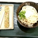 Hanamaru Udon Ito Yokado Abeno Ten - 温玉ぶっかけ 大
                        ちくわ天