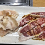 Shiawase no Yakiniku All you can eat Kamimura Bokujou Fuchu Ten - メインのお肉はあまり期待しないで下さい