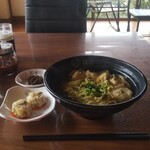 FUKUTAMA - えびワンタン麺定食のご飯抜きと、ちょこっとシュウマイ(1000円＋200円)