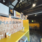 淡路島バーガー専門店 SHIMAUMA BURGER - 店内