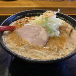 Mendokoro Hasumi Hiragishi Ten - まぐろ豚骨ピリ辛味噌ラーメン＠950円