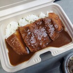 Rusutsu Yotei Buta Esukonfirudo Hokkaido Ten - ロースカツカレー…最後はライスが足りなかった