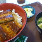 Sukiya Inashiro Yanoguchi Ten - 特うな丼・お新香・味噌汁　1180円