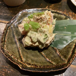 Kushiyaki Bistro Fukumimi Ginza 5 Ten - アボカドとサーモンのわさび醤油和え