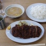 みのや - 豚かつ定食￥500