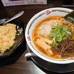 Mendokoro Akira - あごだし醤油ラーメン＋ミニチャーハン